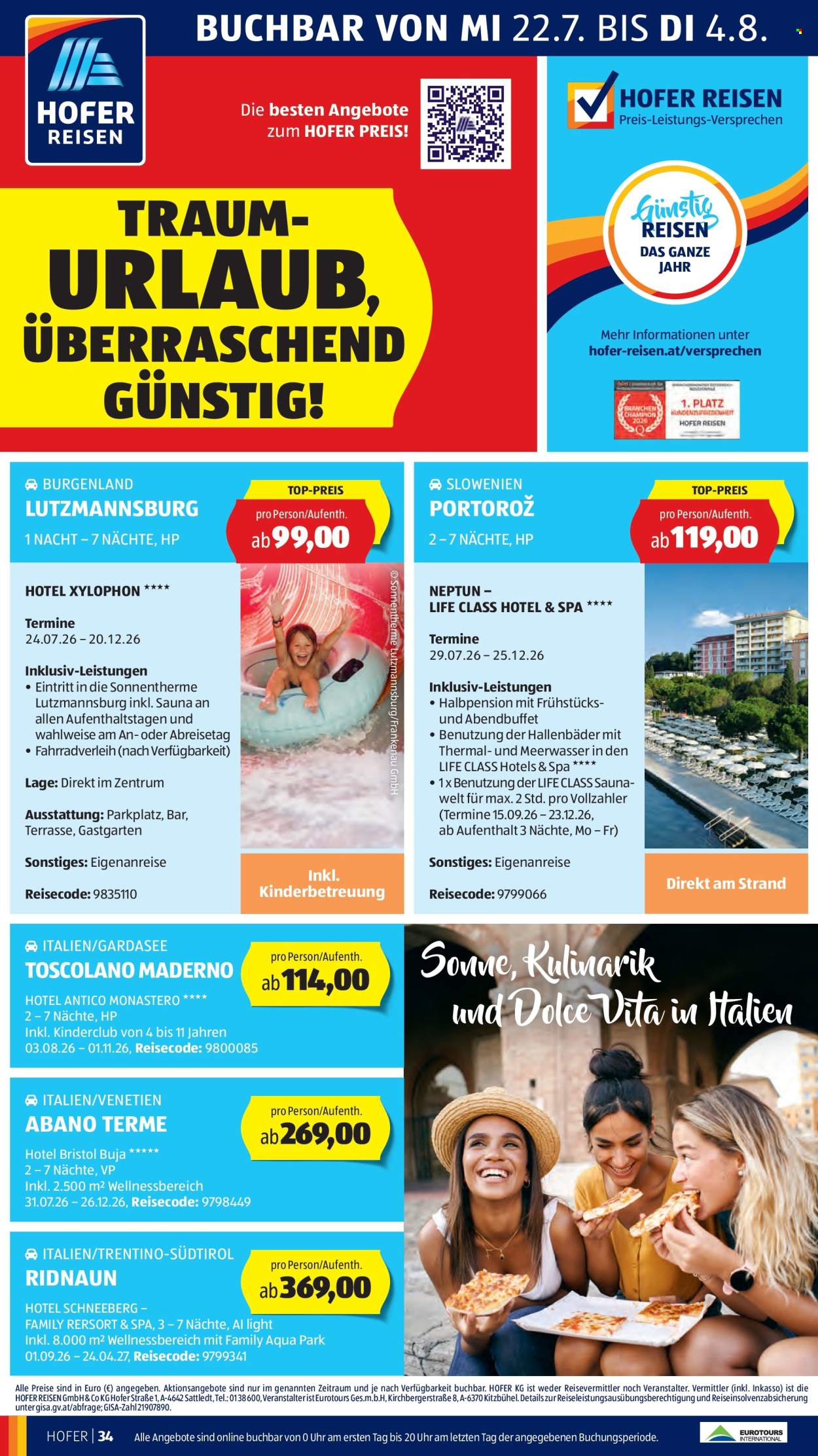 Angebote Hofer - 24.7.2026 - 6.8.2026. Seite 44