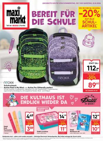 Angebote Maximarkt - 30.7.2026 - 22.8.2026.