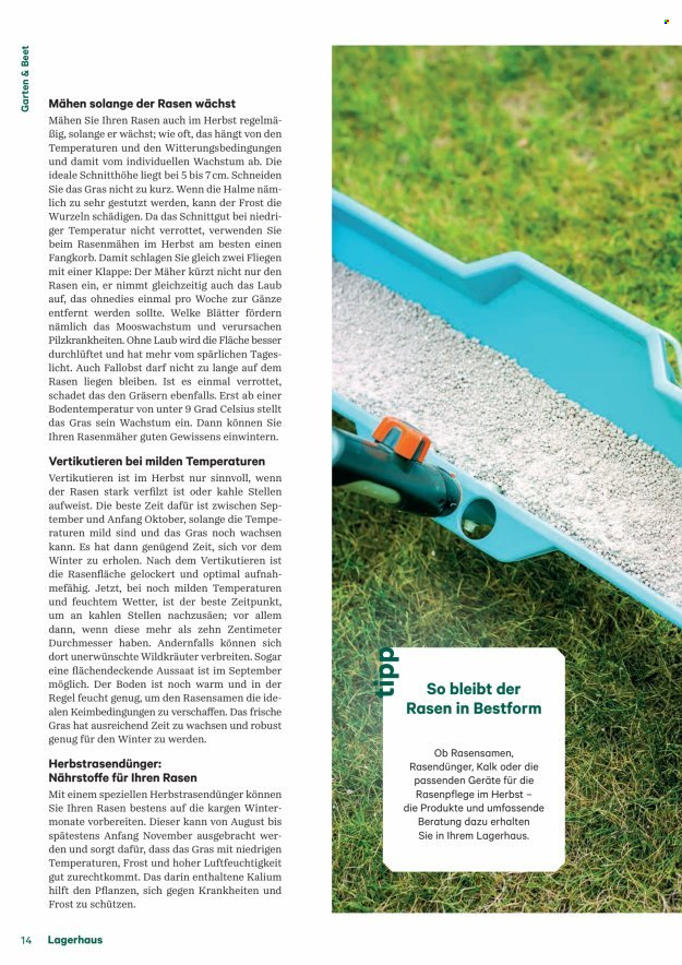 Leták Lagerhaus. Strana 14