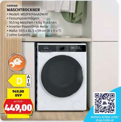 Gorenje Waschtrockner