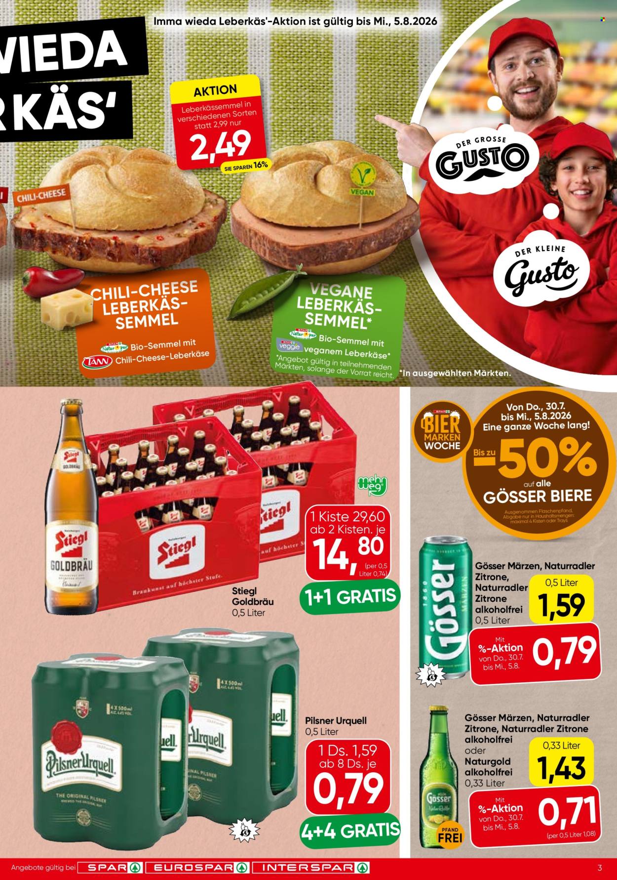 Angebote SPAR - 30.7.2026 - 12.8.2026. Seite 3