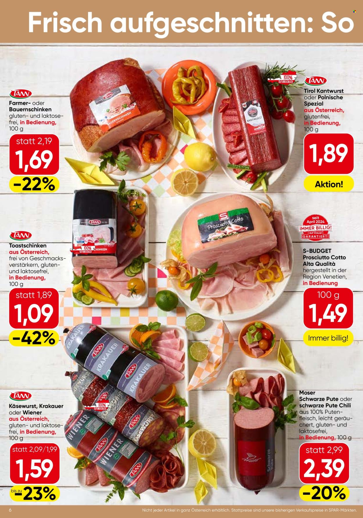 Angebote SPAR - 30.7.2026 - 12.8.2026. Seite 6