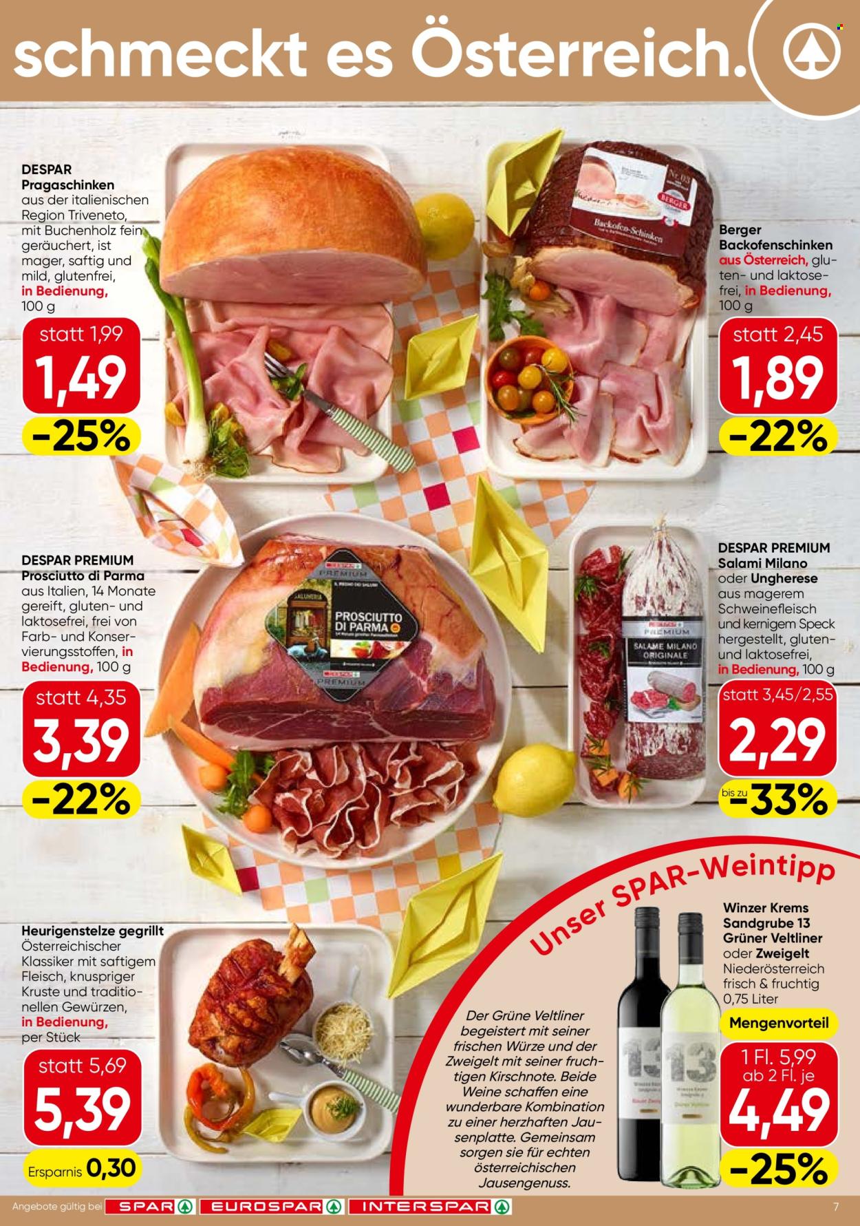 Angebote SPAR - 30.7.2026 - 12.8.2026. Seite 7