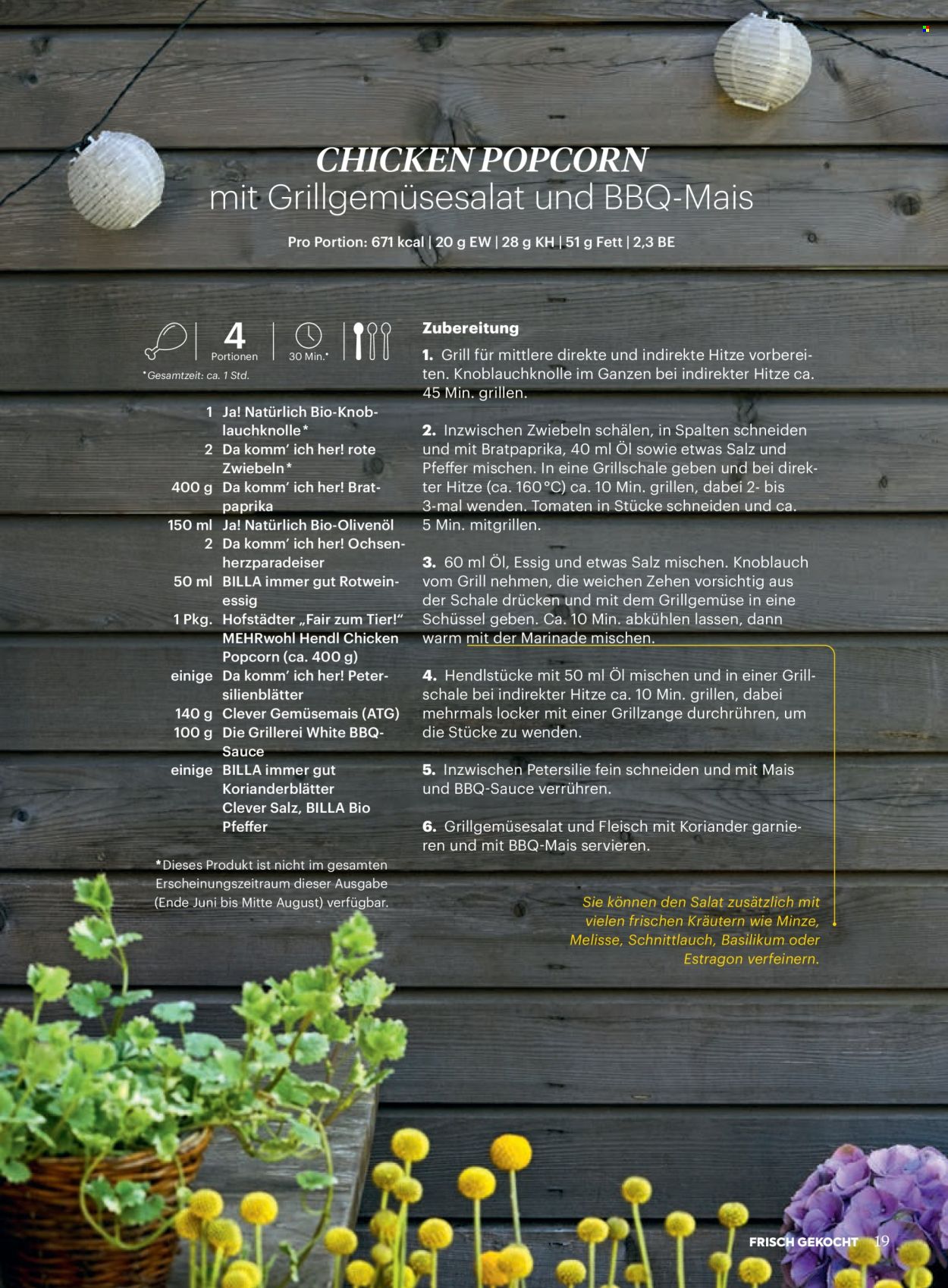 Angebote Billa - 1.7.2026 - 31.8.2026. Seite 17