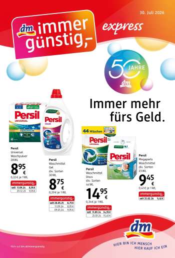 thumbnail - dm drogerie Flugblatt - Express