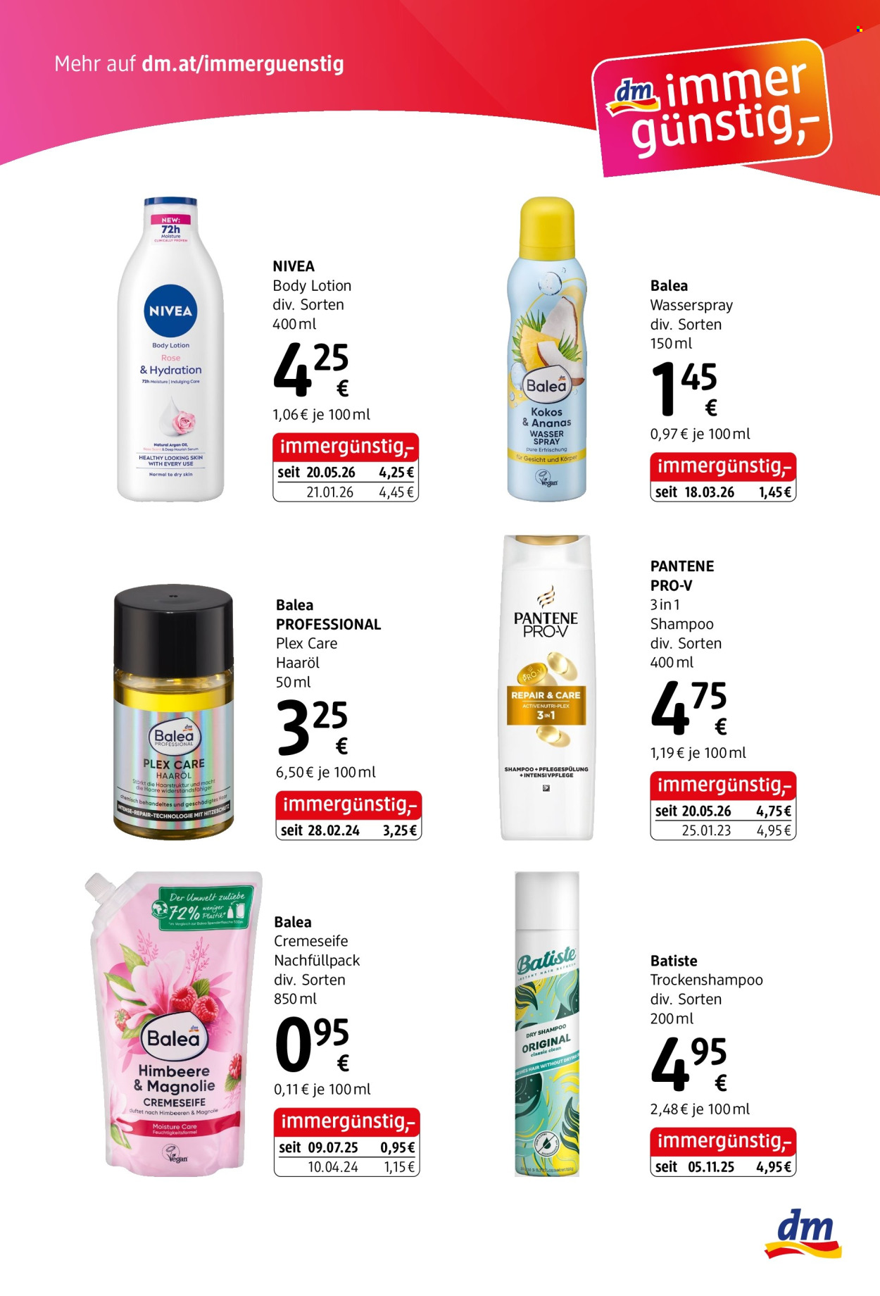 Leták dm drogerie. Strana 3