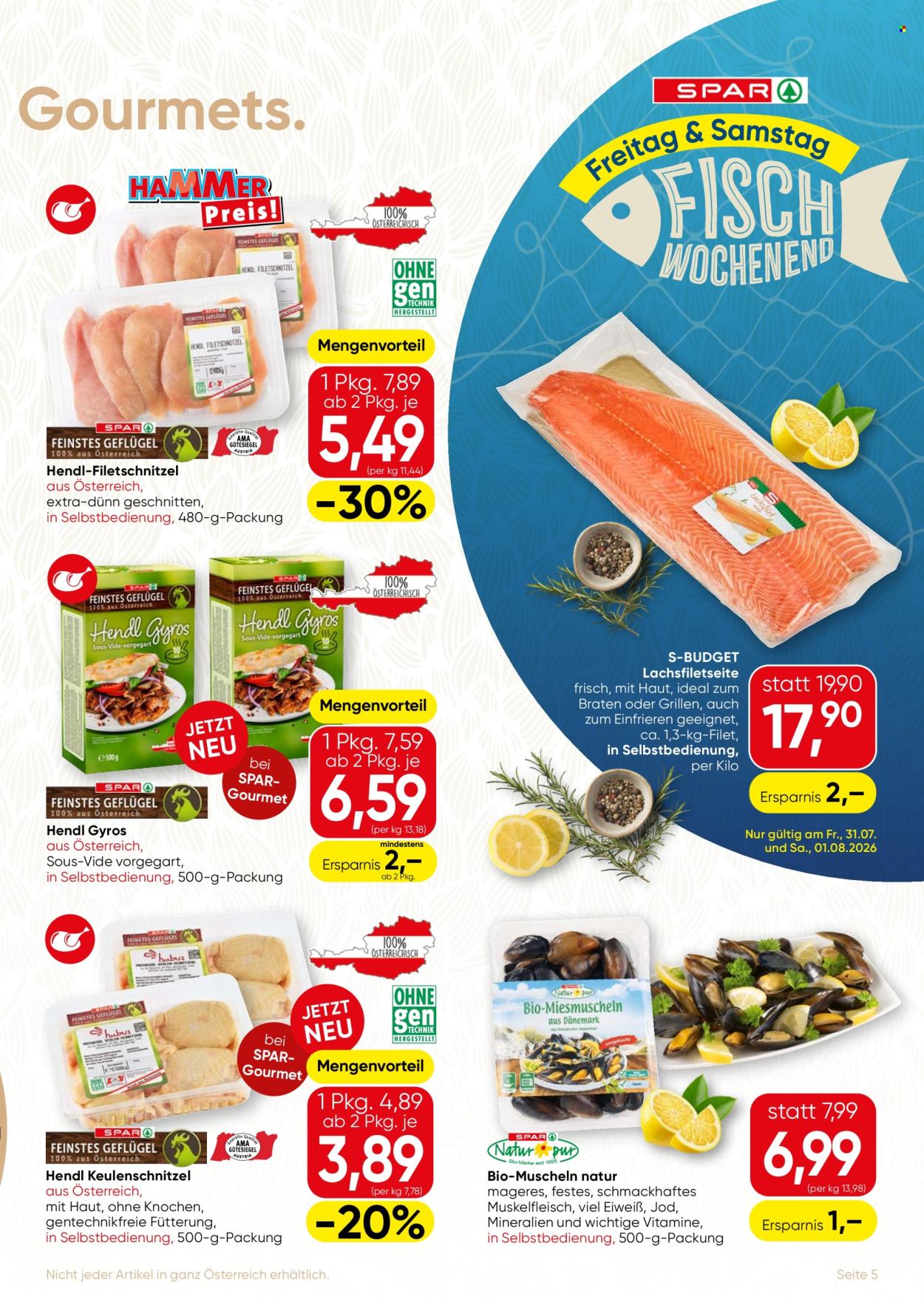 Angebote SPAR - 30.7.2026 - 12.8.2026. Seite 5