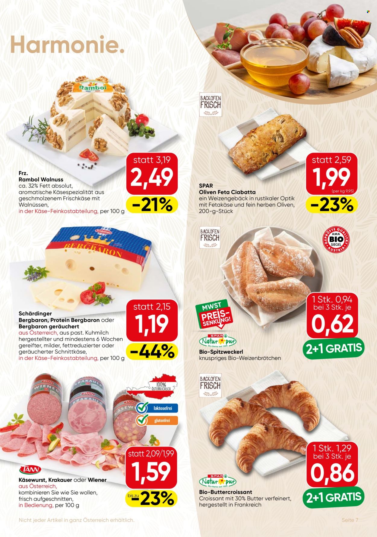 Angebote SPAR - 30.7.2026 - 12.8.2026. Seite 7