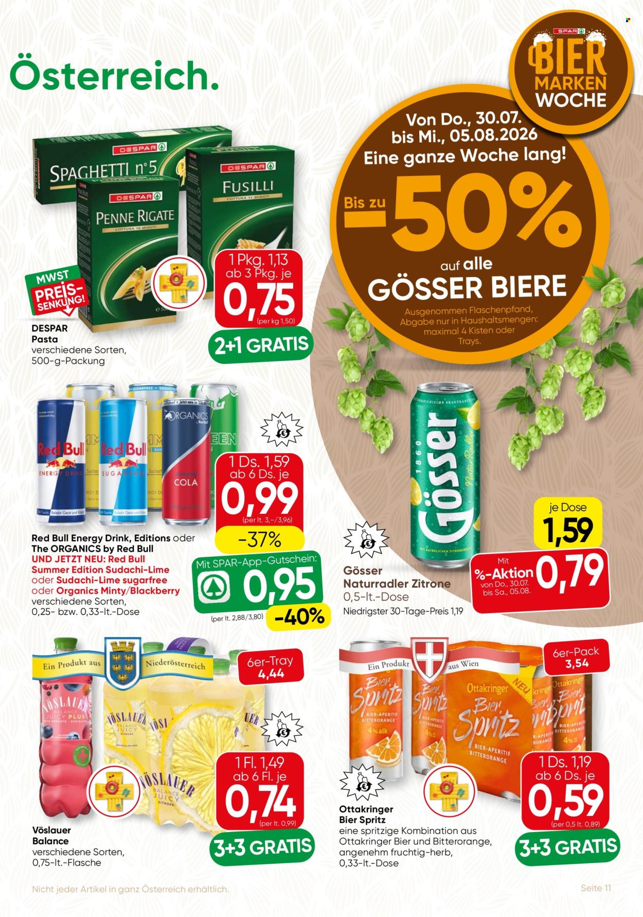 Angebote SPAR - 30.7.2026 - 12.8.2026. Seite 11