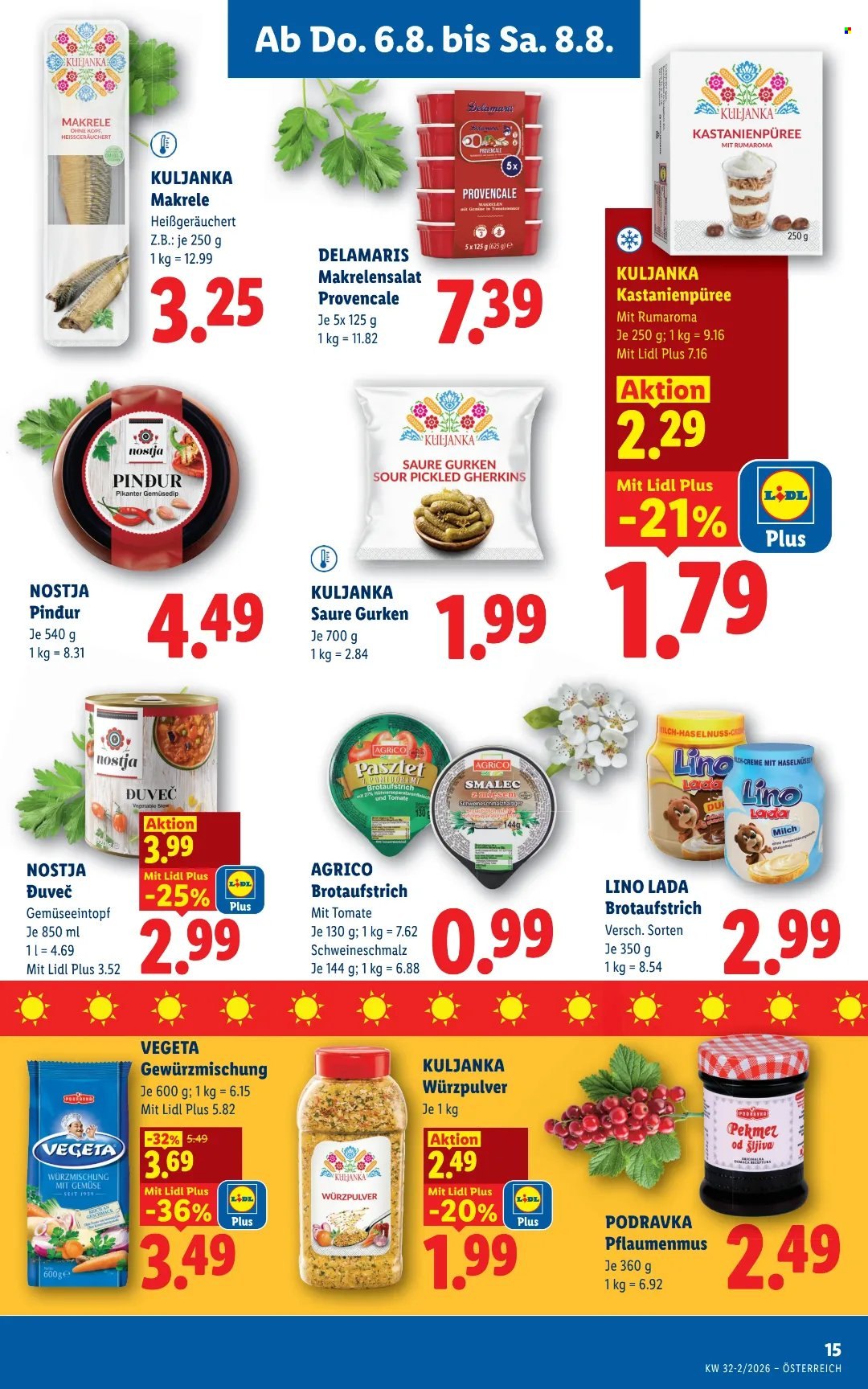 Angebote Lidl - 6.8.2026 - 12.8.2026. Seite 16