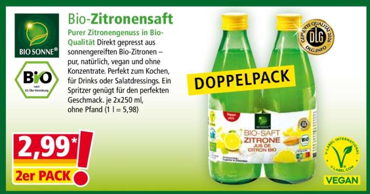Bio-Zitronensaft