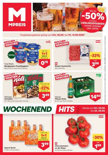 Angebote MPREIS - 6.8.2026 - 12.8.2026.