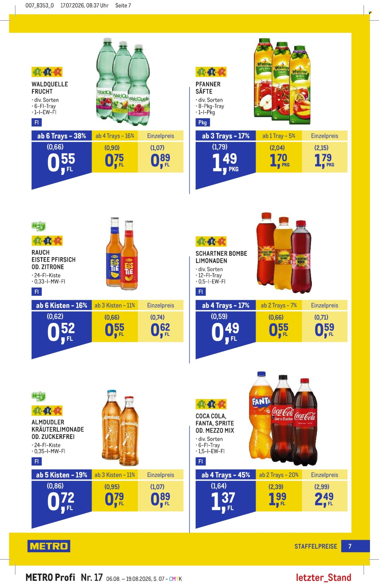 Angebote Metro - 6.8.2026 - 19.8.2026. Seite 7
