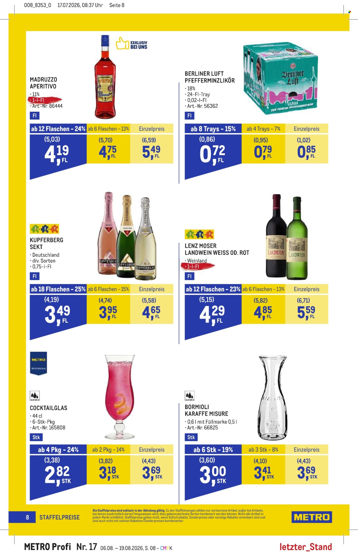 Angebote Metro - 6.8.2026 - 19.8.2026. Seite 8