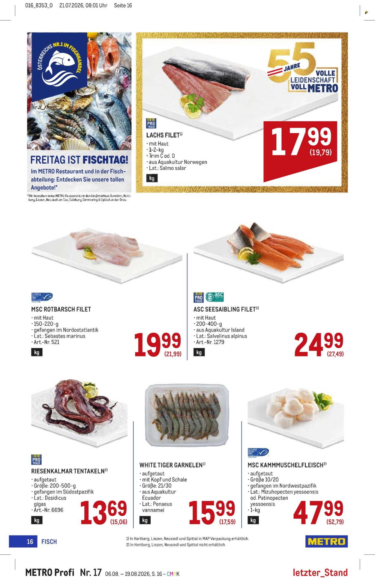 Angebote Metro - 6.8.2026 - 19.8.2026. Seite 16