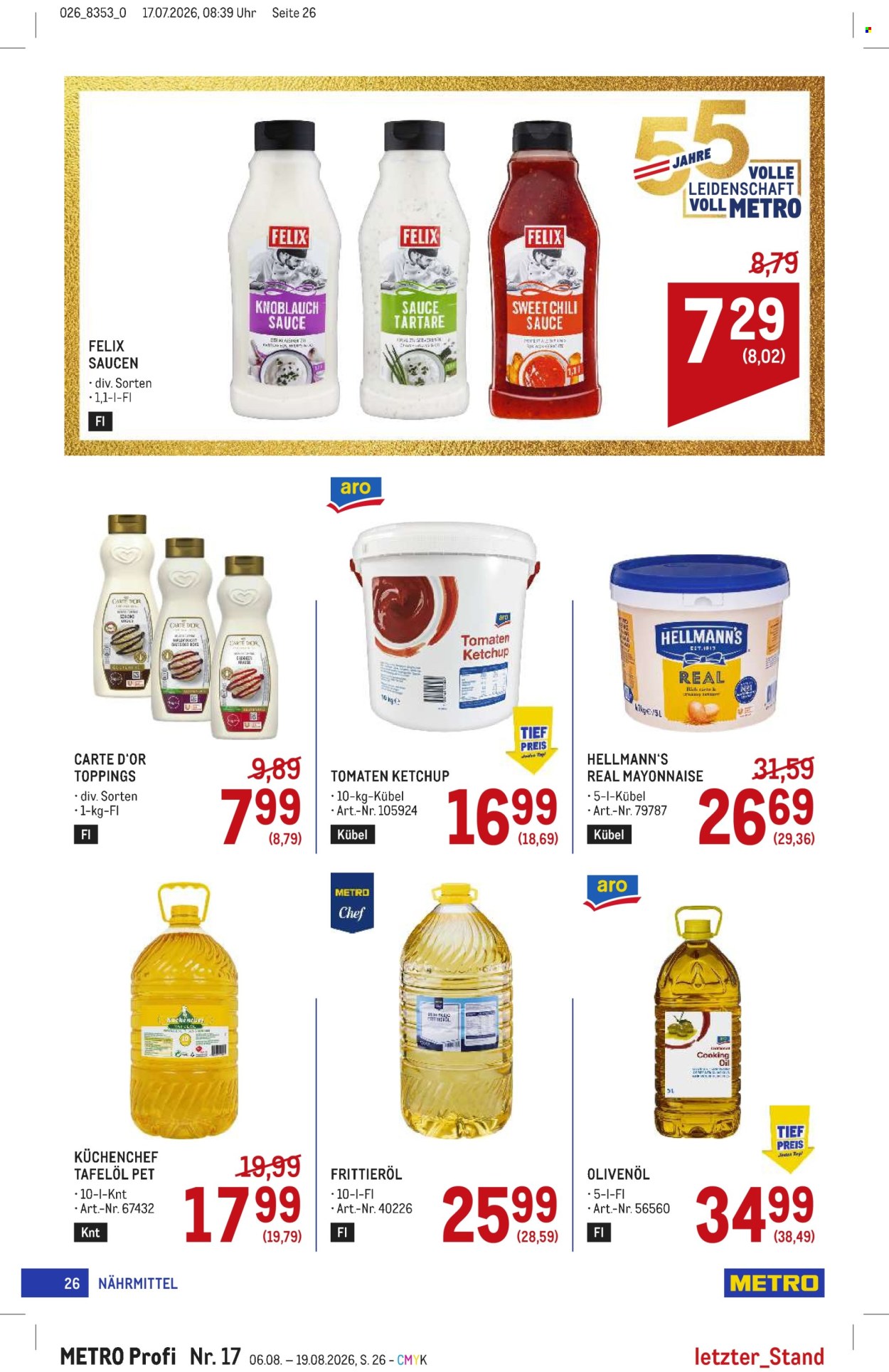 Angebote Metro - 6.8.2026 - 19.8.2026. Seite 26