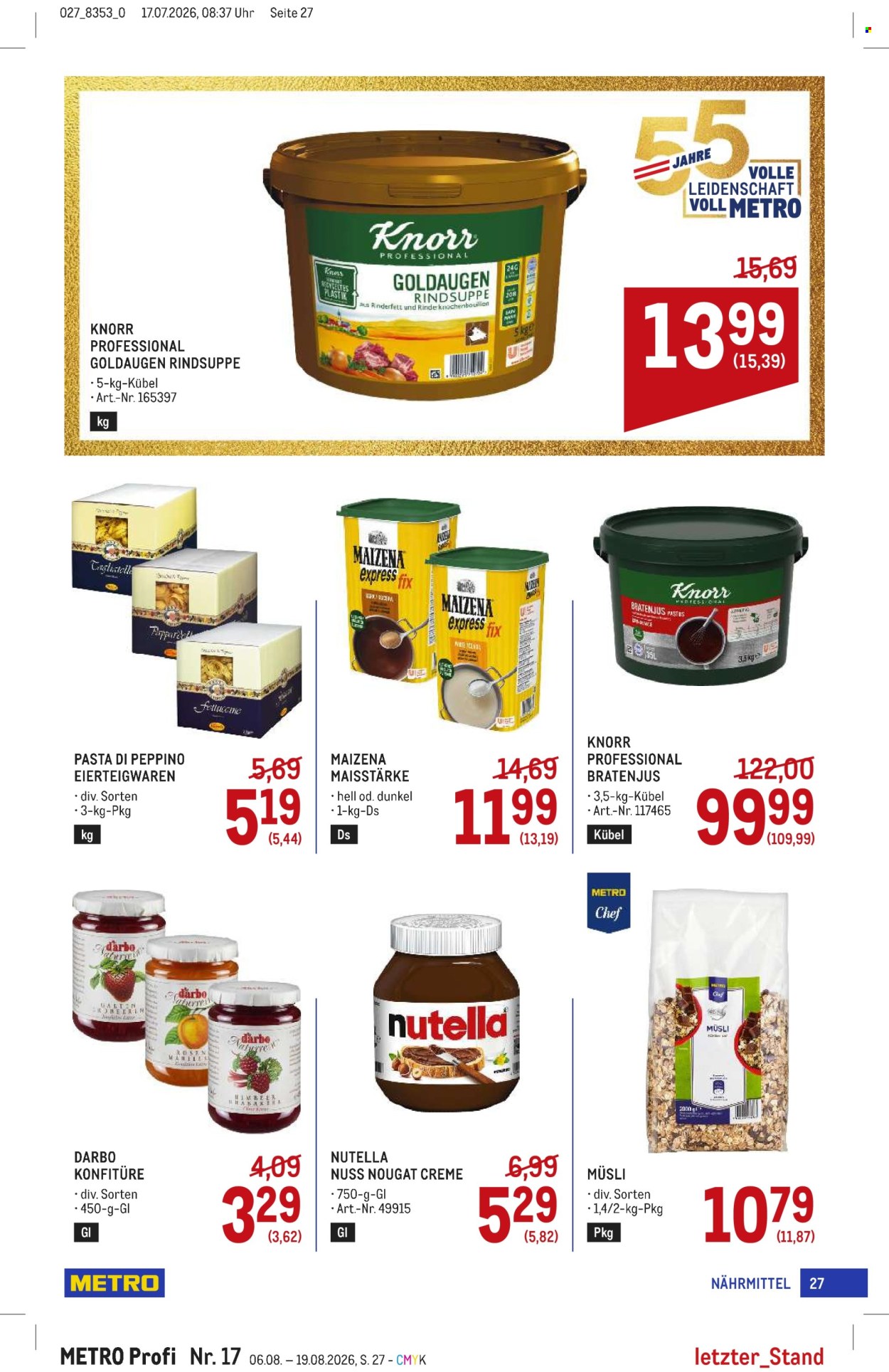 Angebote Metro - 6.8.2026 - 19.8.2026. Seite 27