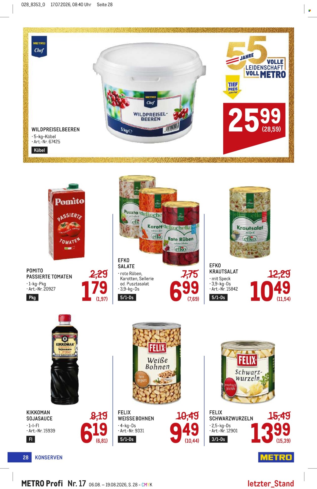 Angebote Metro - 6.8.2026 - 19.8.2026. Seite 28