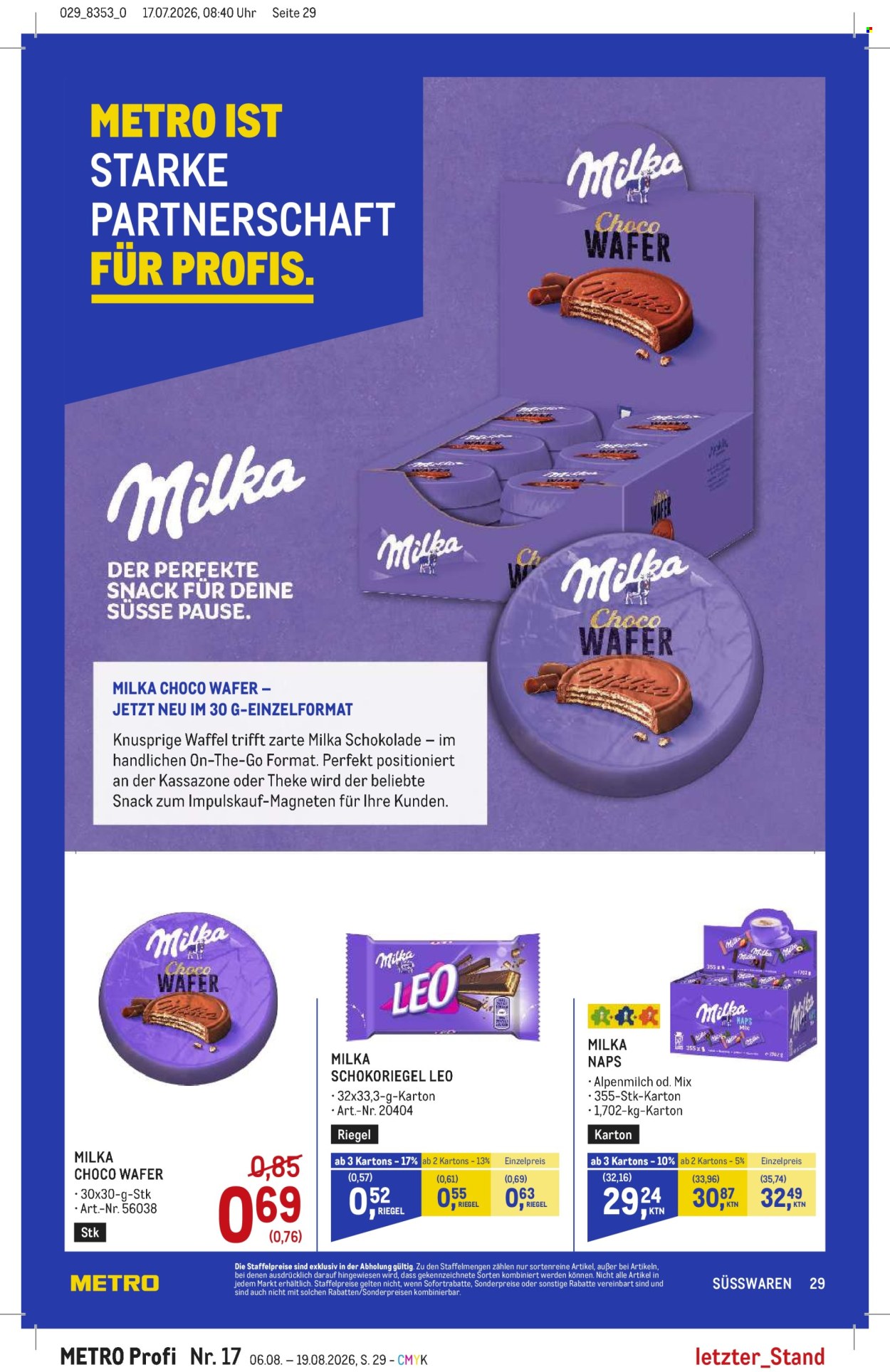 Angebote Metro - 6.8.2026 - 19.8.2026. Seite 29