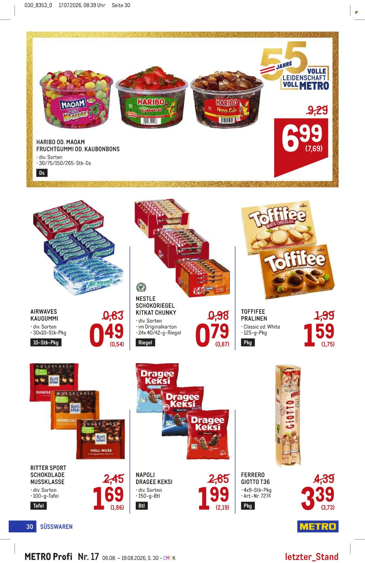 Angebote Metro - 6.8.2026 - 19.8.2026. Seite 30