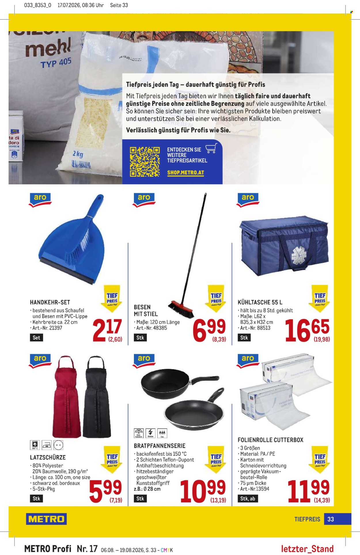 Angebote Metro - 6.8.2026 - 19.8.2026. Seite 33