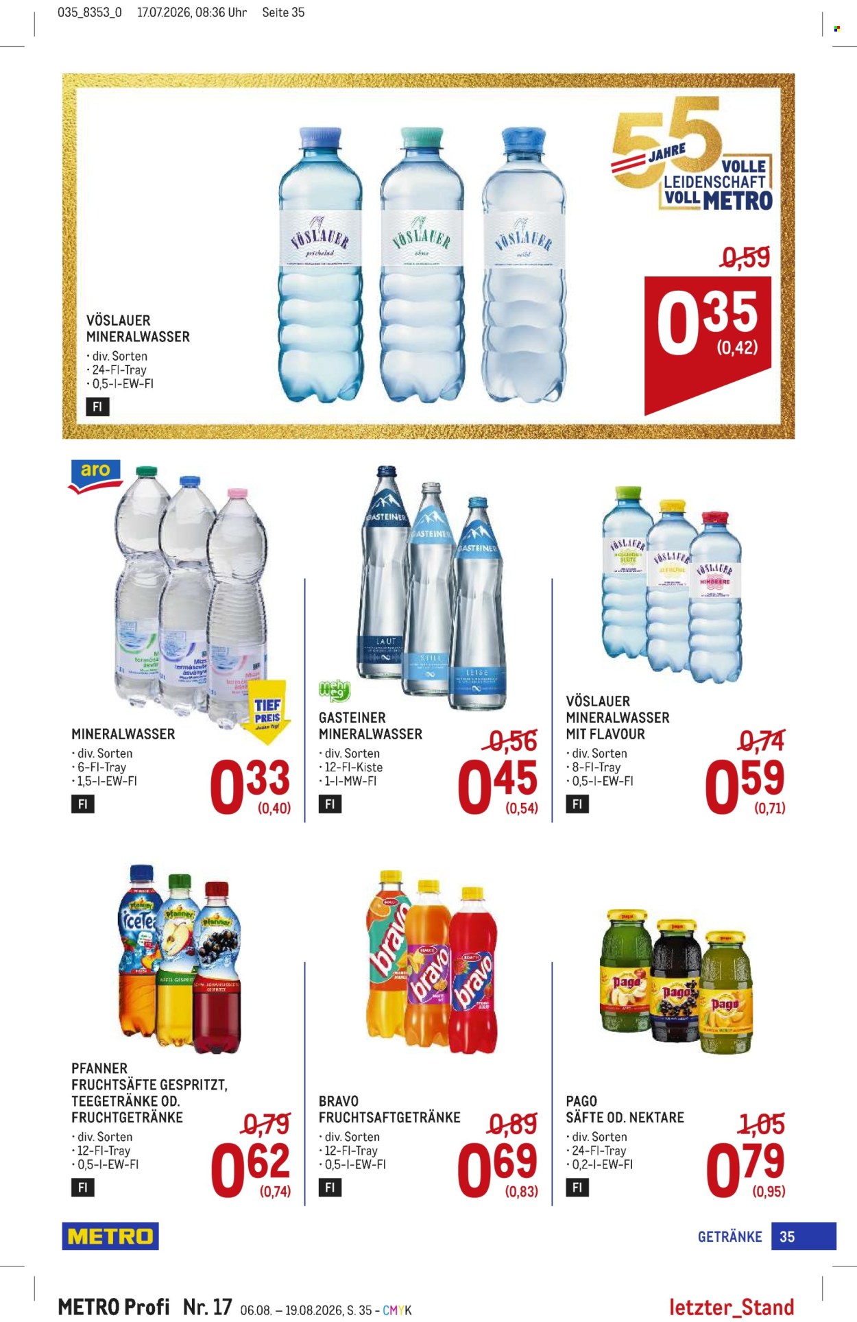 Angebote Metro - 6.8.2026 - 19.8.2026. Seite 35