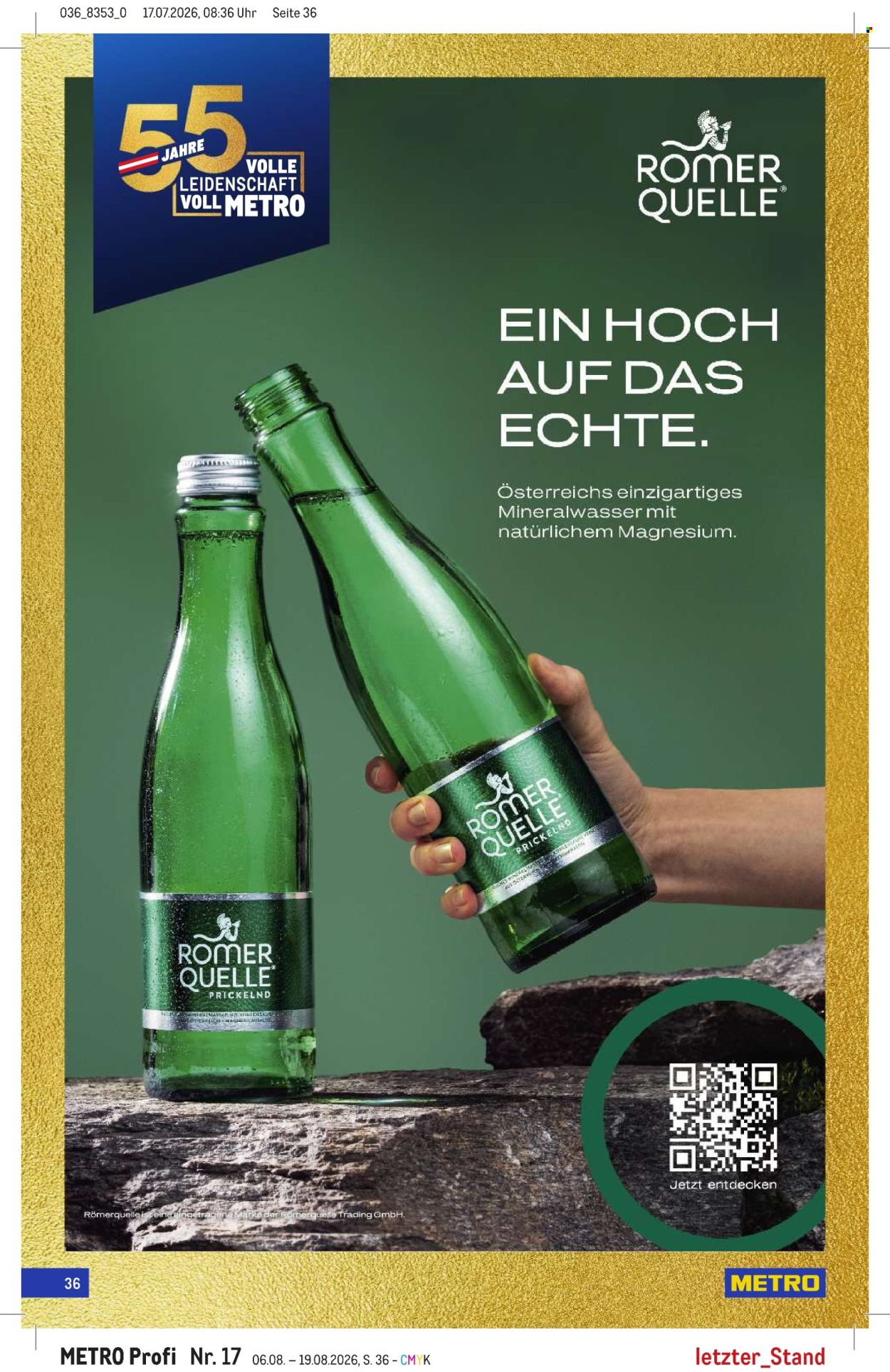 Angebote Metro - 6.8.2026 - 19.8.2026. Seite 36