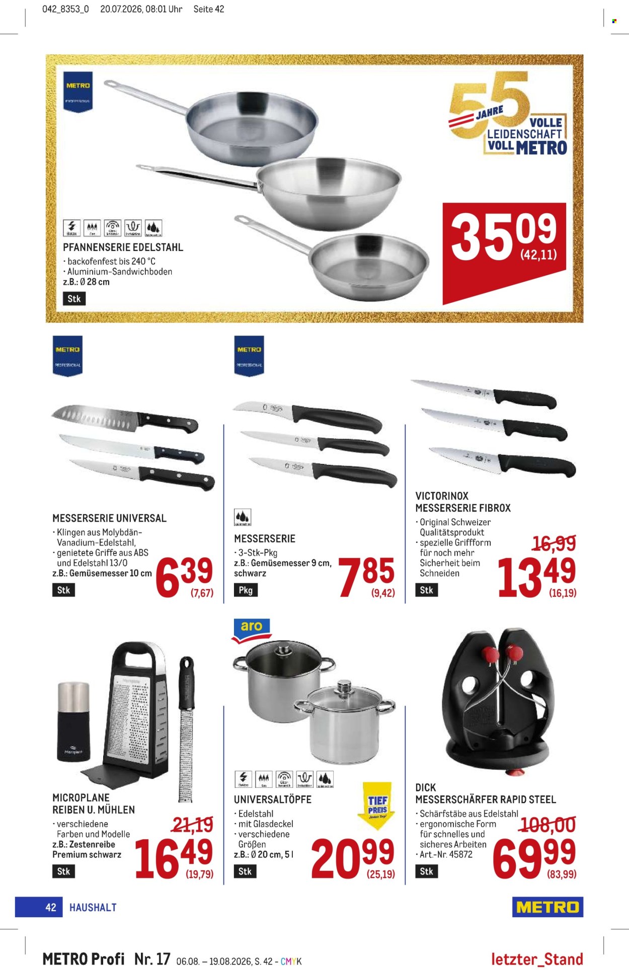 Angebote Metro - 6.8.2026 - 19.8.2026. Seite 42