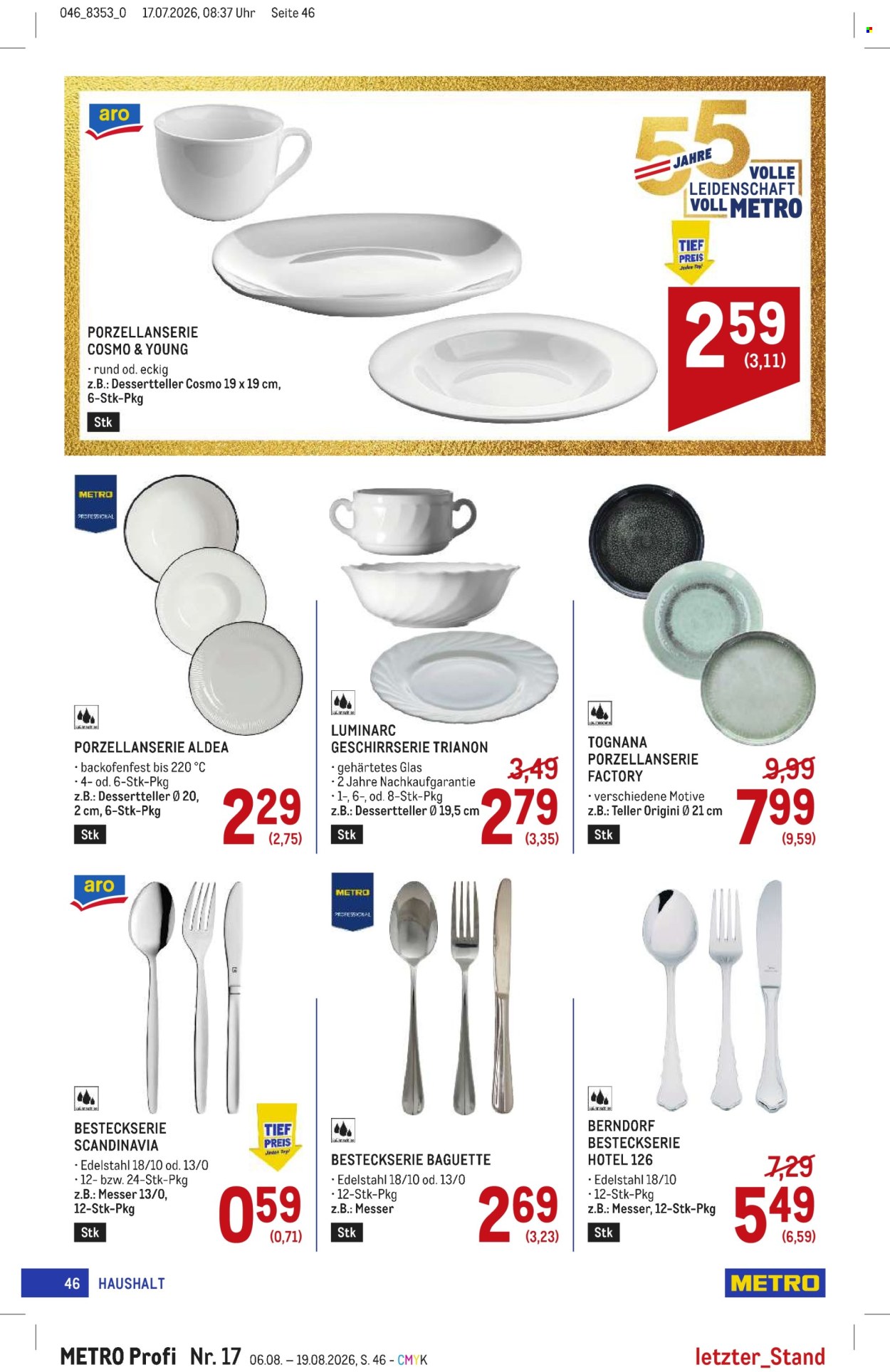 Angebote Metro - 6.8.2026 - 19.8.2026. Seite 46