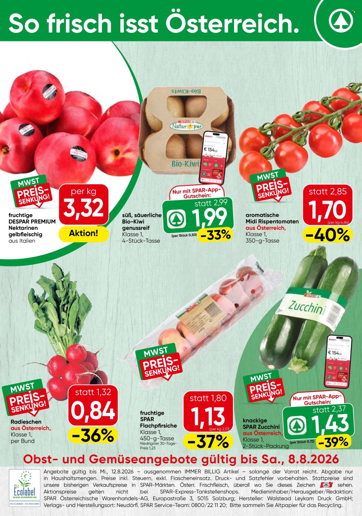 Angebote SPAR - 6.8.2026 - 12.8.2026. Seite 16