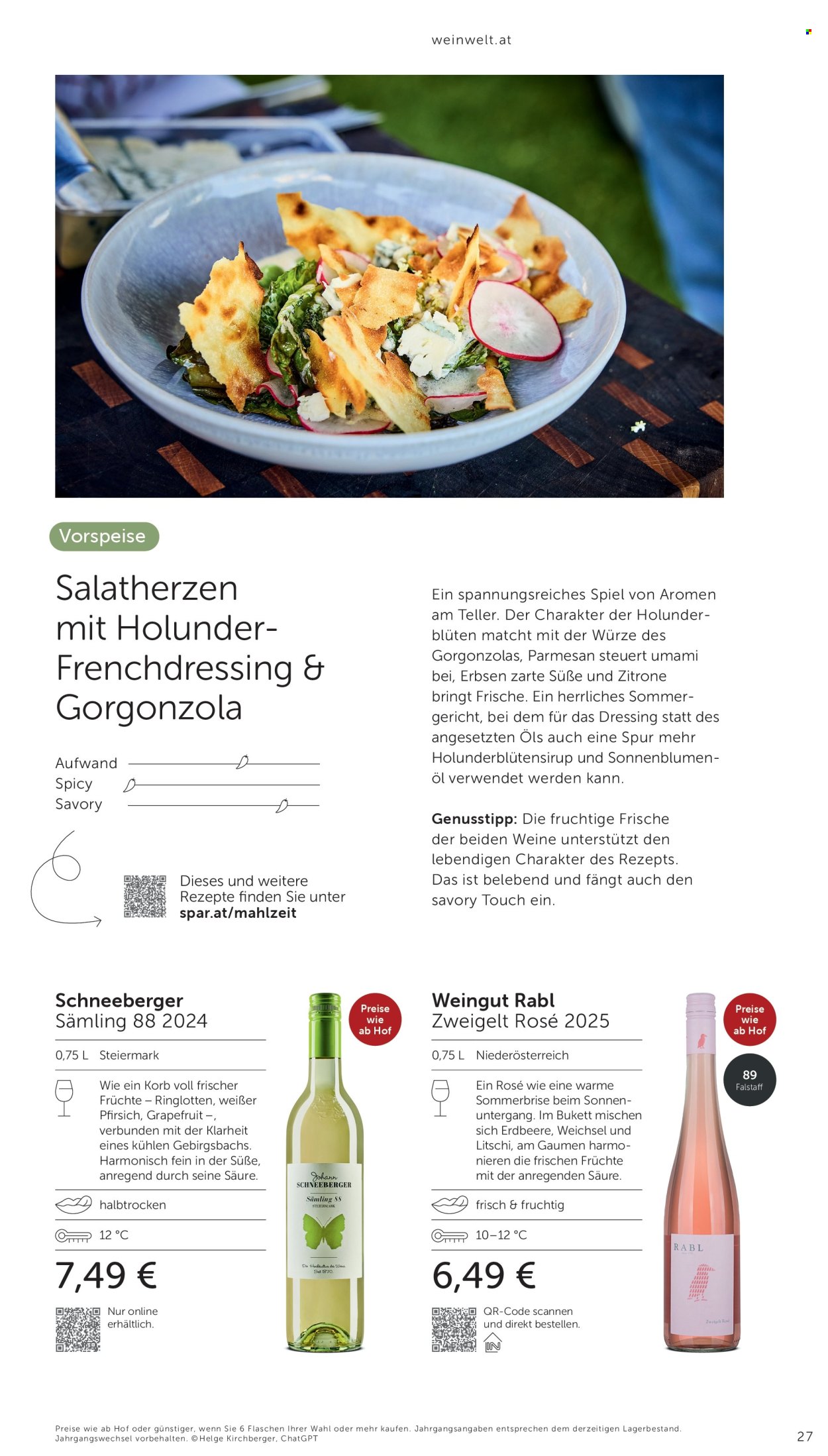Angebote INTERSPAR - 6.8.2026 - 2.9.2026. Seite 27