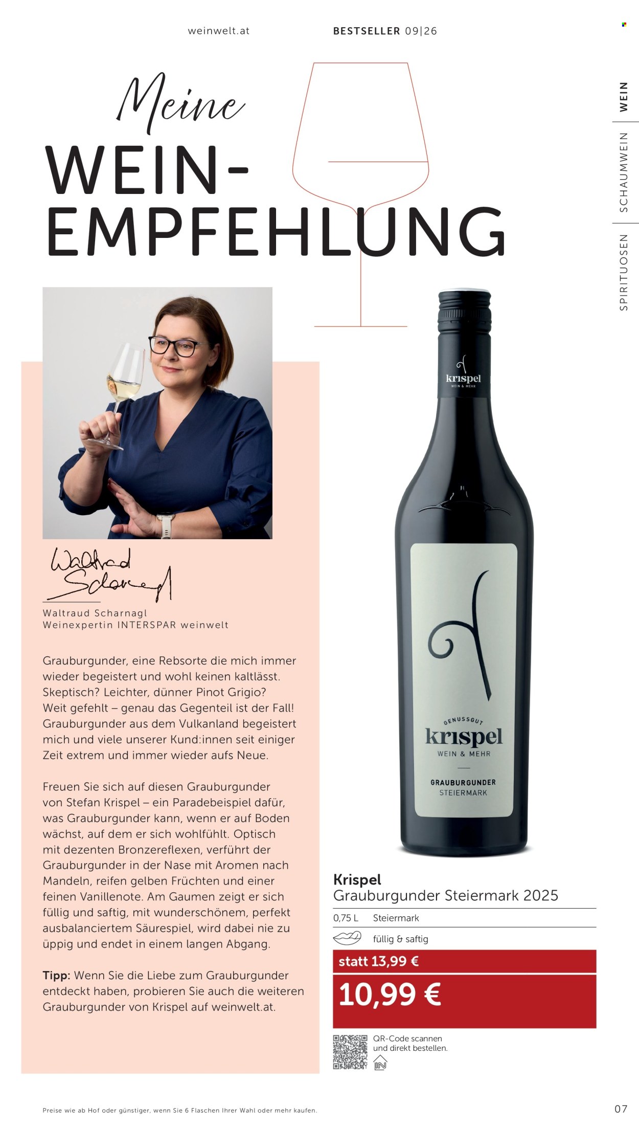 Angebote INTERSPAR - 6.8.2026 - 2.9.2026. Seite 7