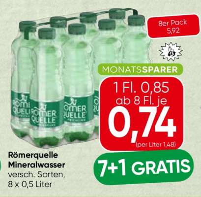 Roemerquelle Mineralwasser