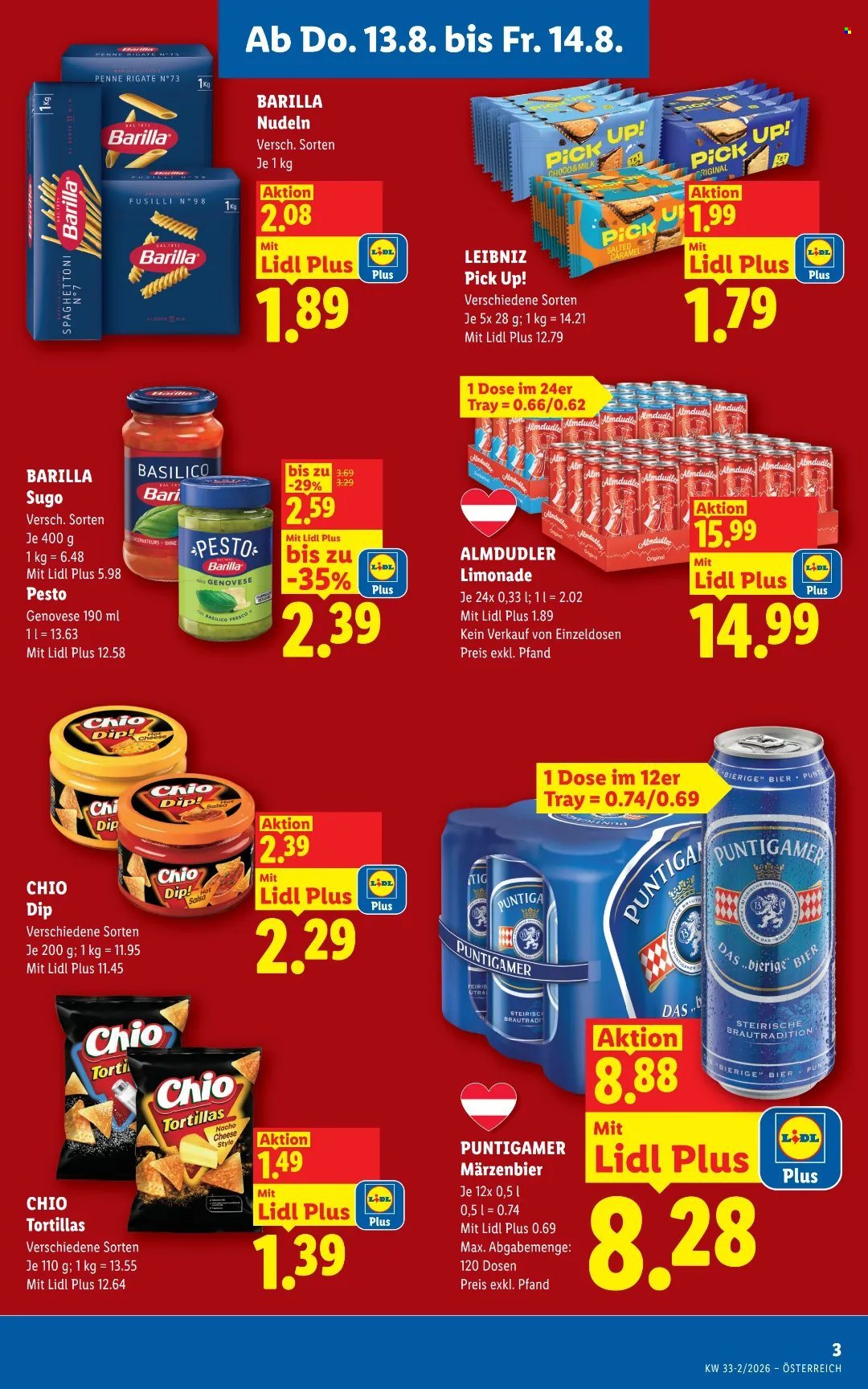 Angebote Lidl - 13.8.2026 - 19.8.2026. Seite 3