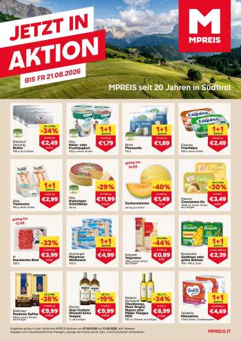 Angebote MPREIS - 9.8.2026 - 21.8.2026.