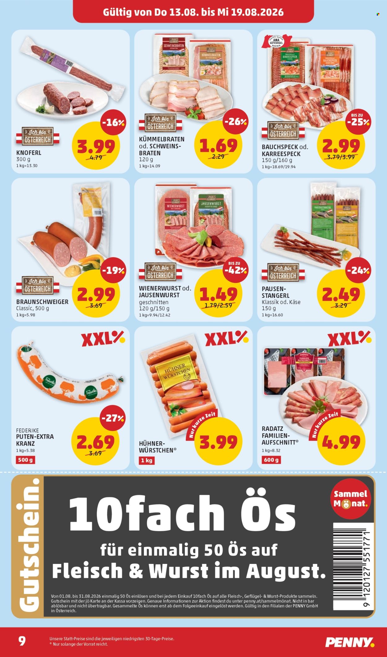 Angebote Penny - 13.8.2026 - 19.8.2026. Seite 9