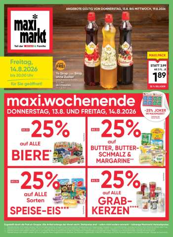Angebote Maximarkt - 13.8.2026 - 19.8.2026.