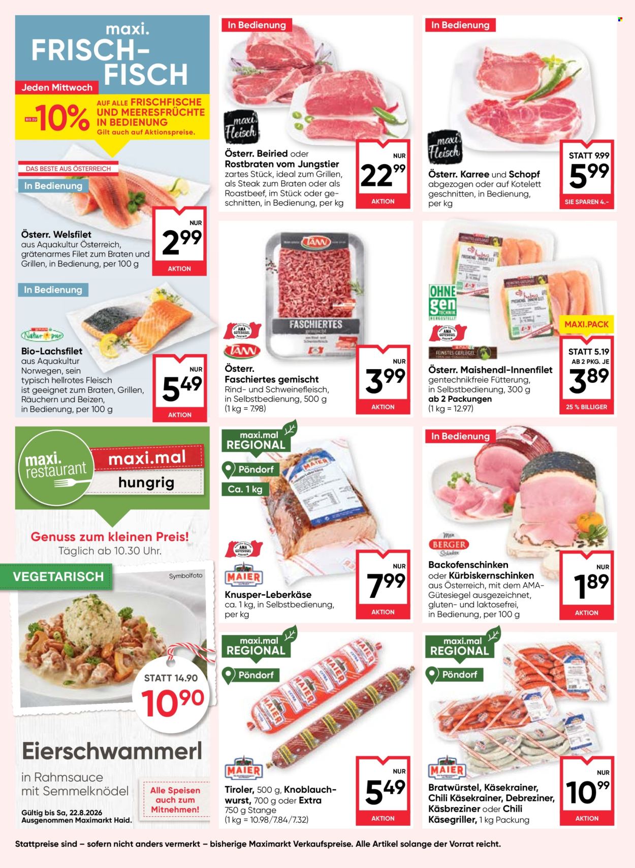 Angebote Maximarkt - 13.8.2026 - 19.8.2026. Seite 8