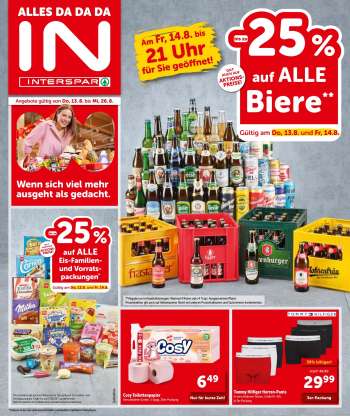 Angebote INTERSPAR - 13.8.2026 - 26.8.2026.
