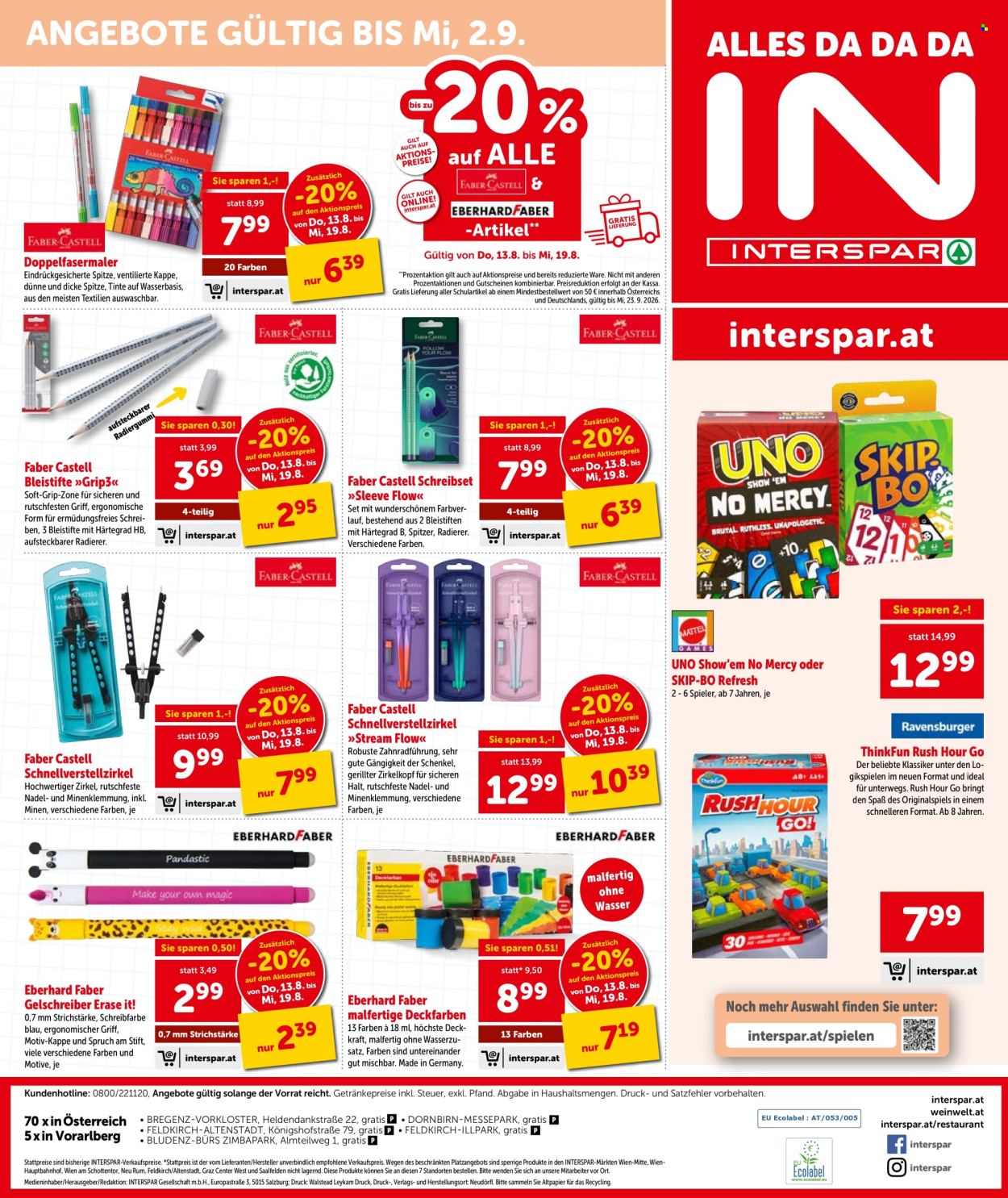 Angebote INTERSPAR - 13.8.2026 - 26.8.2026. Seite 20