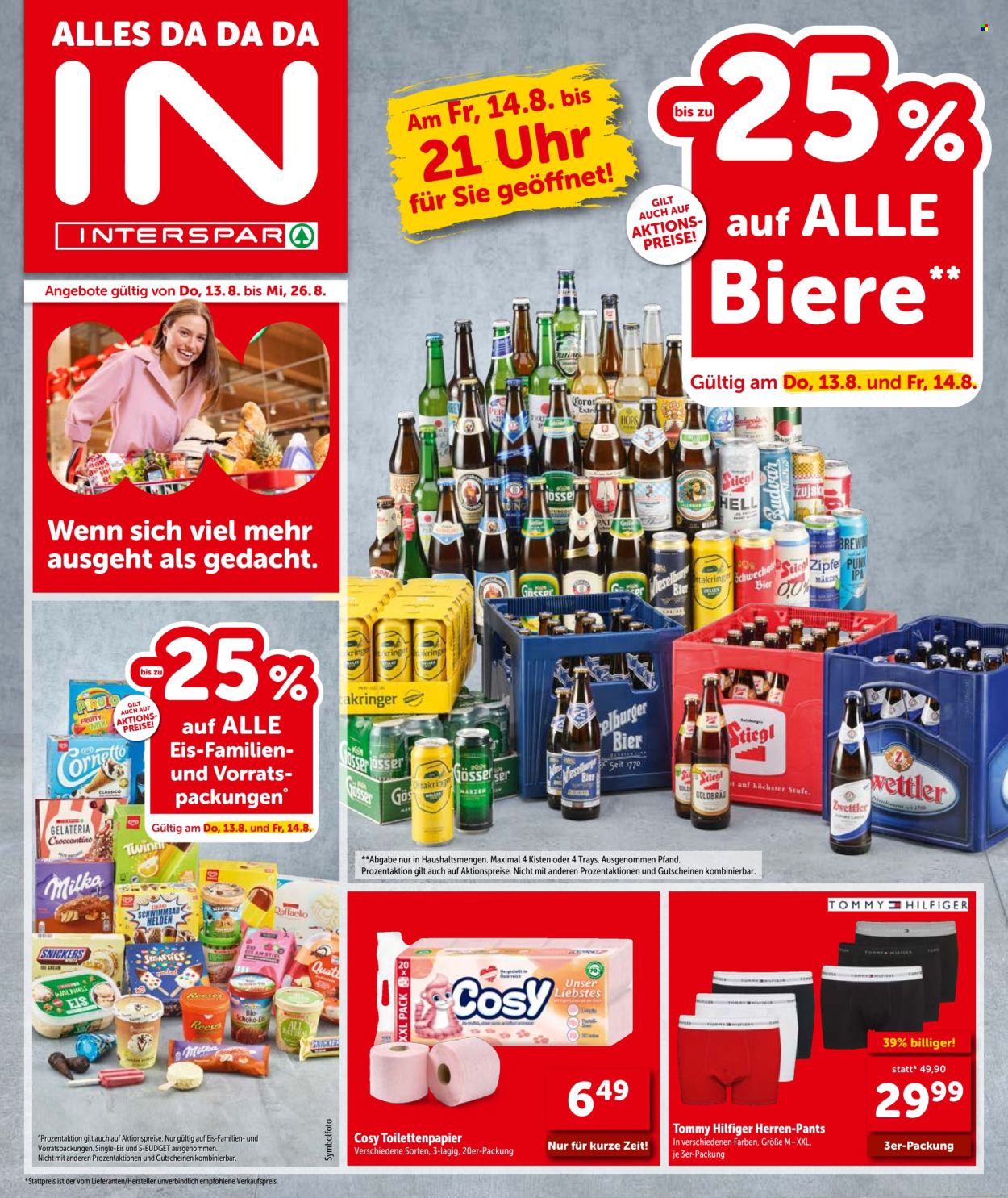 Angebote INTERSPAR - 13.8.2026 - 26.8.2026. Seite 1