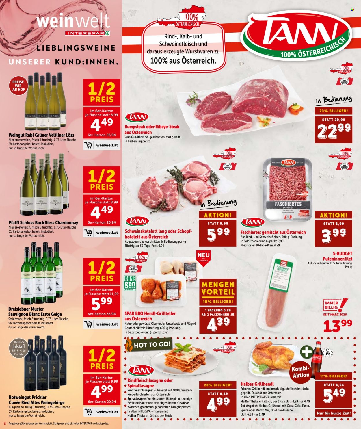 Angebote INTERSPAR - 13.8.2026 - 26.8.2026. Seite 8