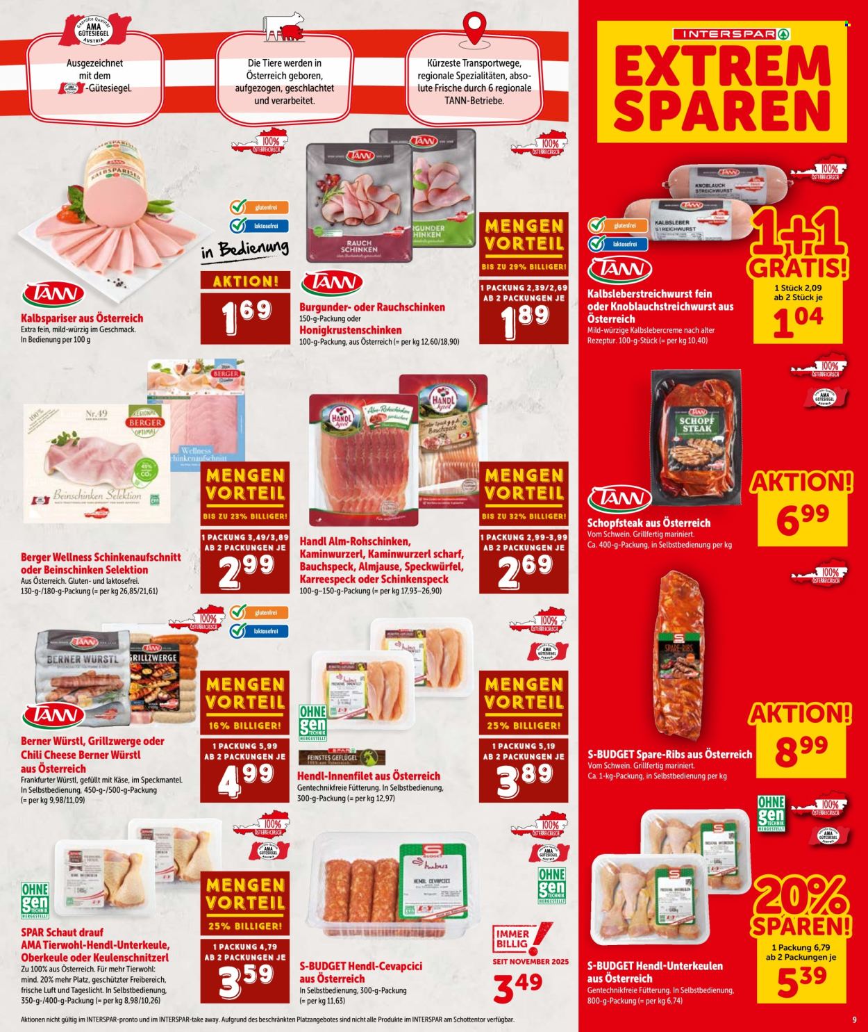 Angebote INTERSPAR - 13.8.2026 - 26.8.2026. Seite 9
