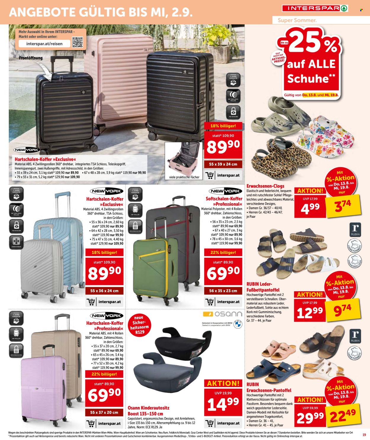 Angebote INTERSPAR - 13.8.2026 - 26.8.2026. Seite 19