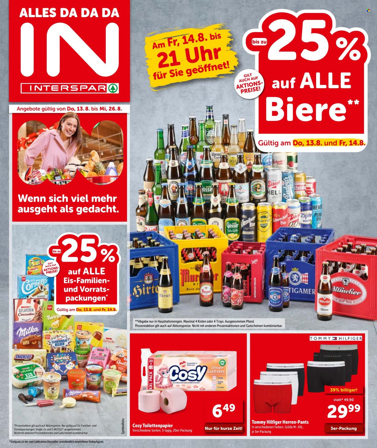 Angebote INTERSPAR - 13.8.2026 - 26.8.2026. Seite 1