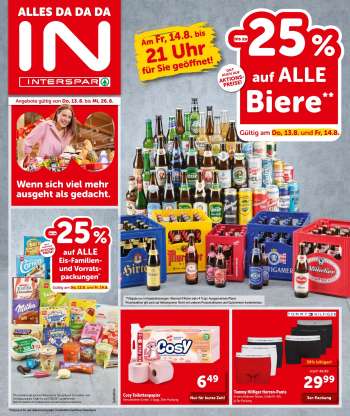 Angebote INTERSPAR - 13.8.2026 - 26.8.2026.