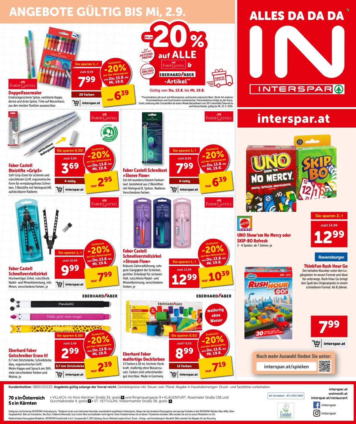 Angebote INTERSPAR - 13.8.2026 - 26.8.2026. Seite 20