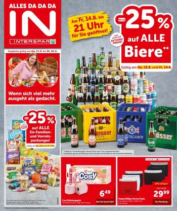 Angebote INTERSPAR - 13.8.2026 - 26.8.2026.