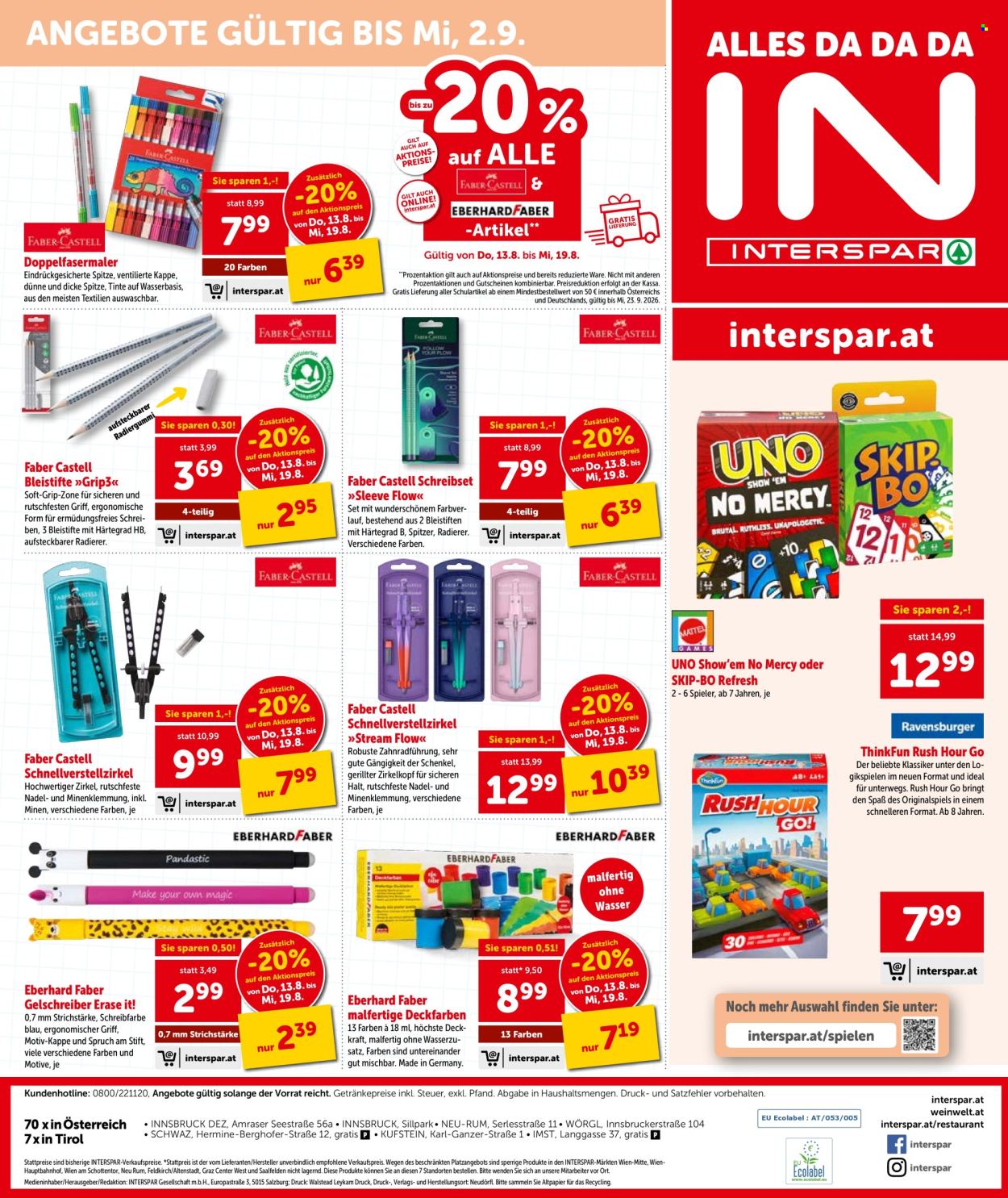 Angebote INTERSPAR - 13.8.2026 - 26.8.2026. Seite 20