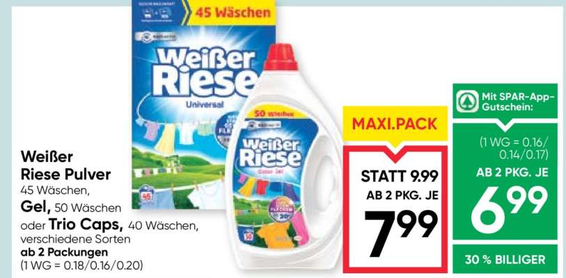 Weißer Riese Pulver